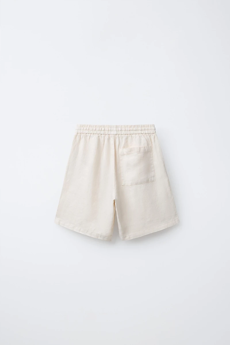 SHORT 100 % LIN