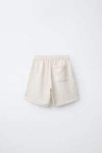 SHORT 100 % LIN