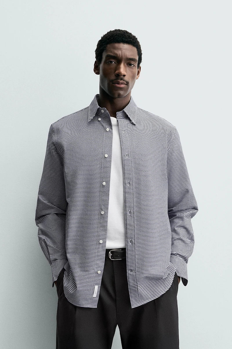 COTTON PLAID SHIRT