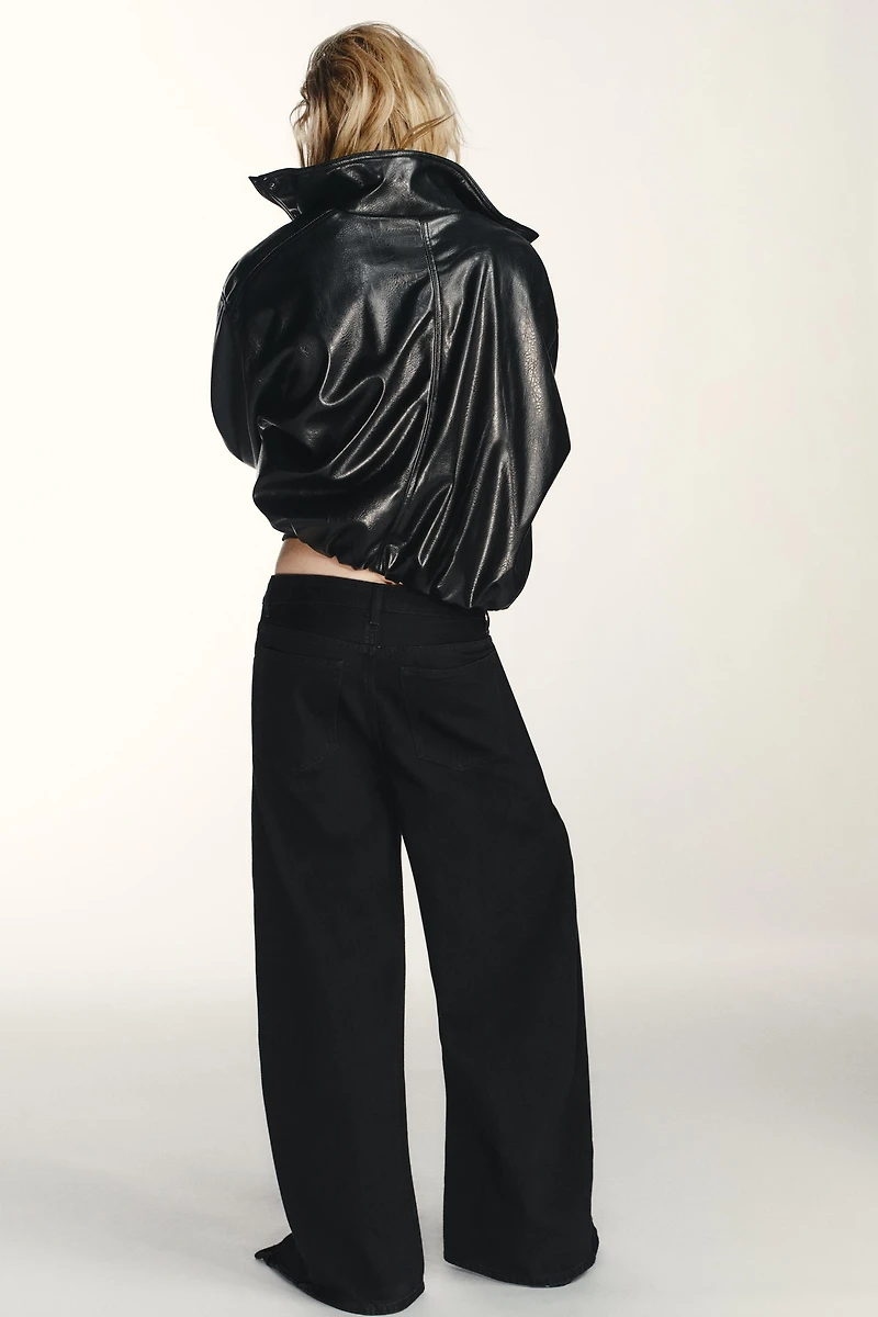 TRF BAGGY ZIPPER JEANS