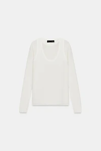 DOUBLE KNIT TOP