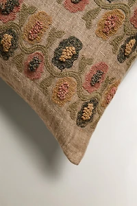EMBROIDERED CUSHION COVER