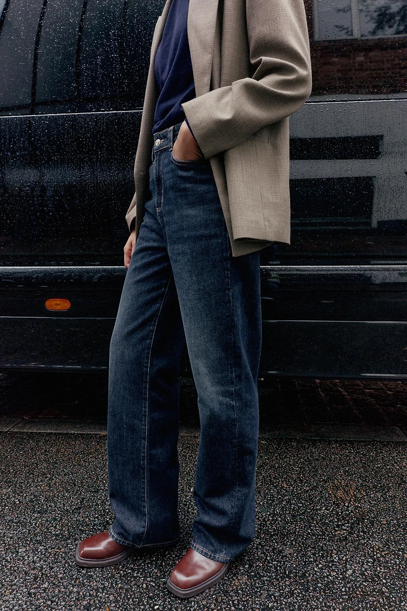 Z.04 STRAIGHT FULL LENGTH HIGH WAISTED JEANS