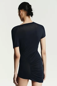 SOFT MODAL WRAP TOP