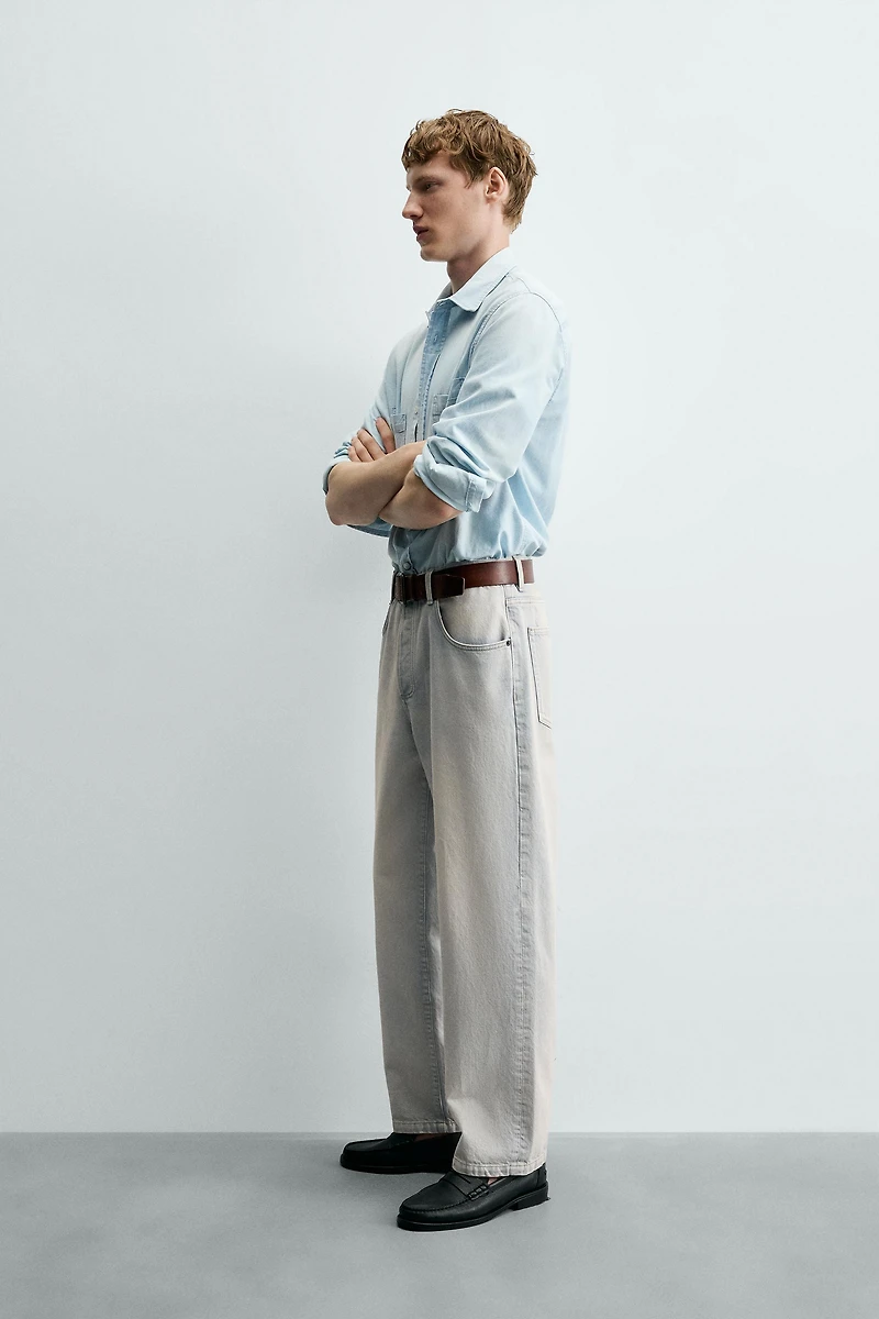 BAGGY CROPPED FIT JEANS