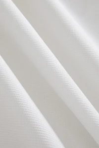 DUVET COVER FLAT SHEET WITH PIQUÉ PIPING