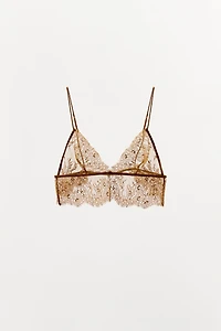LACE TRIANGLE BRALETTE