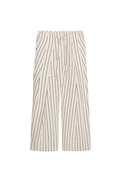 STRIPED PLEATED PANTS ZW COLLECTION