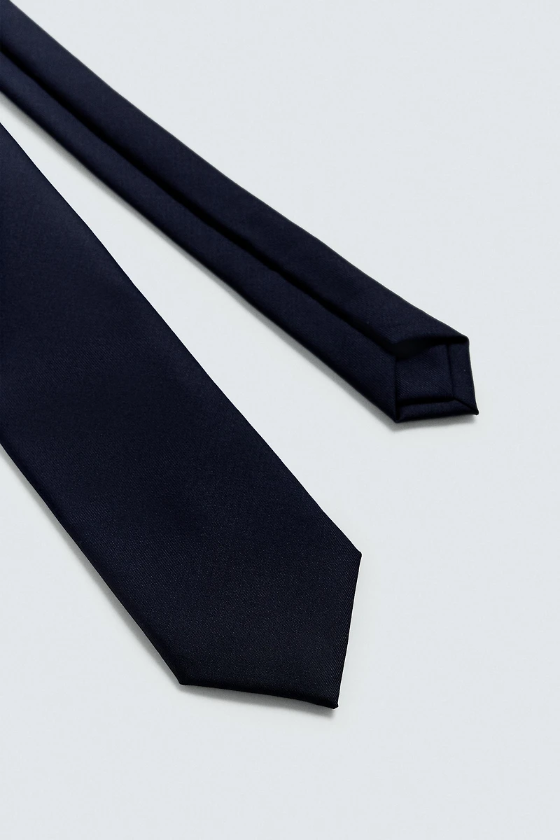 100% WOOL TEXTURED TIE