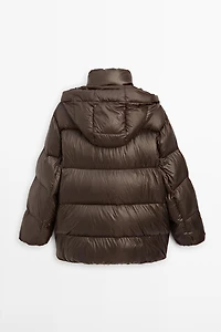 Shiny puffer jacket