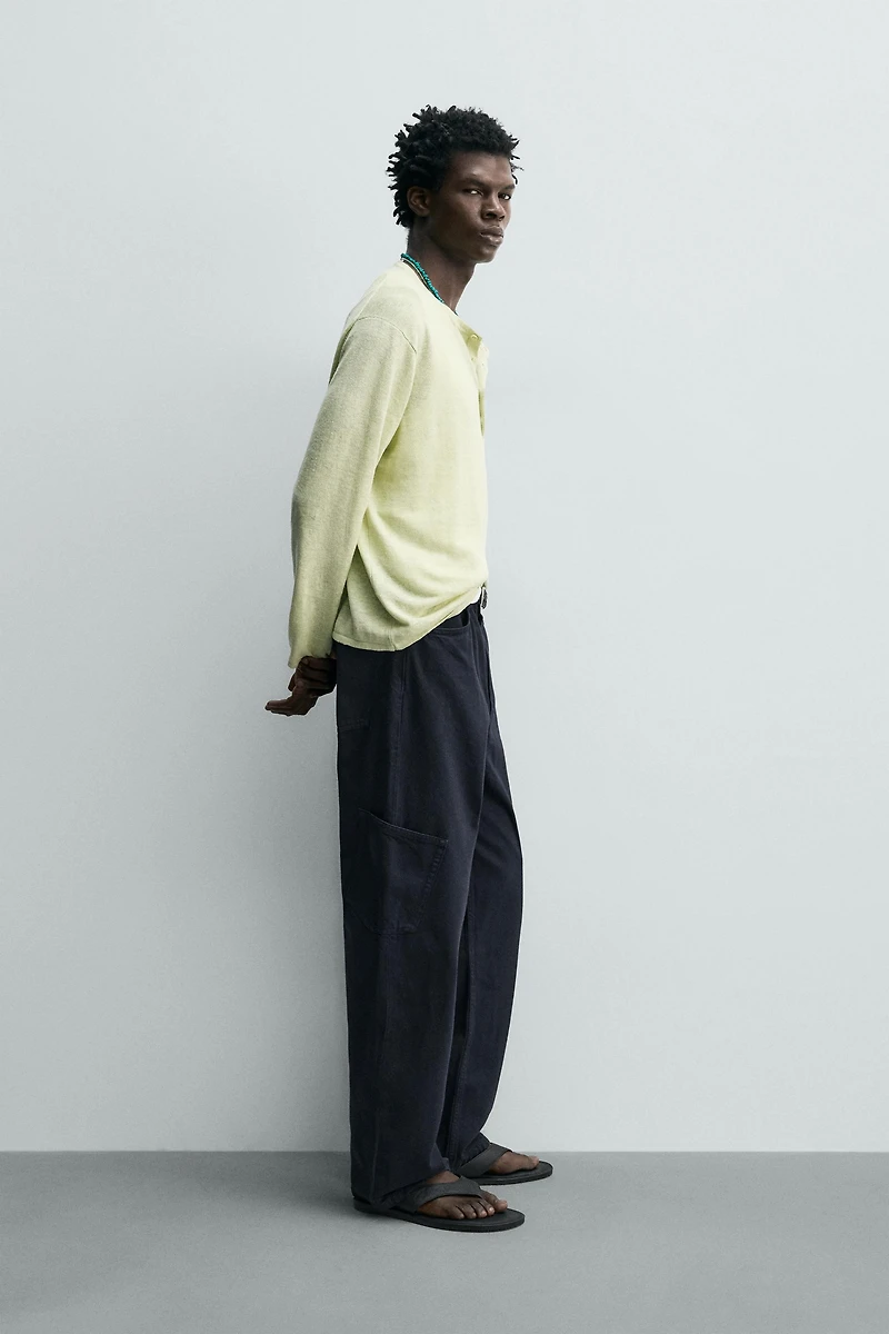 STRAIGHT FIT CARGO PANTS