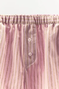 STRIPED SHORTS WITH COTTON