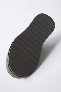 SPLIT LEATHER CHELSEA ANKLE BOOTS