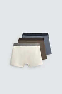 LOT DE 3 BOXERS MIXTES