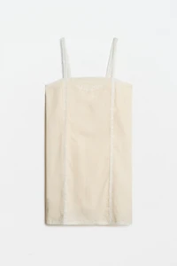 LACE EMBROIDERED COTTON NIGHTGOWN