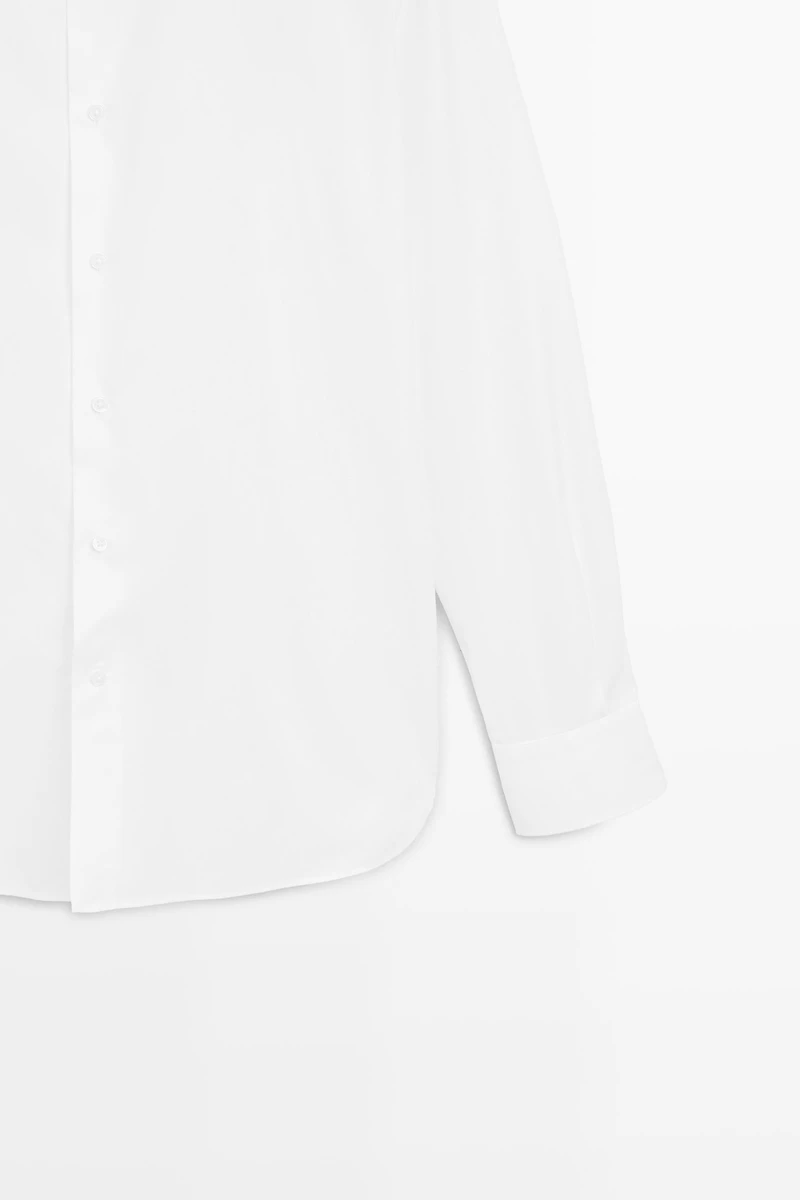 Slim fit 100% cotton shirt