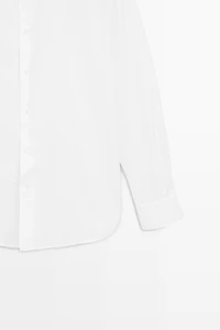 Slim fit 100% cotton shirt