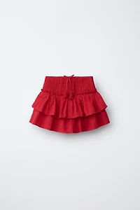 RUFFLED SCHIFFLY SKORT
