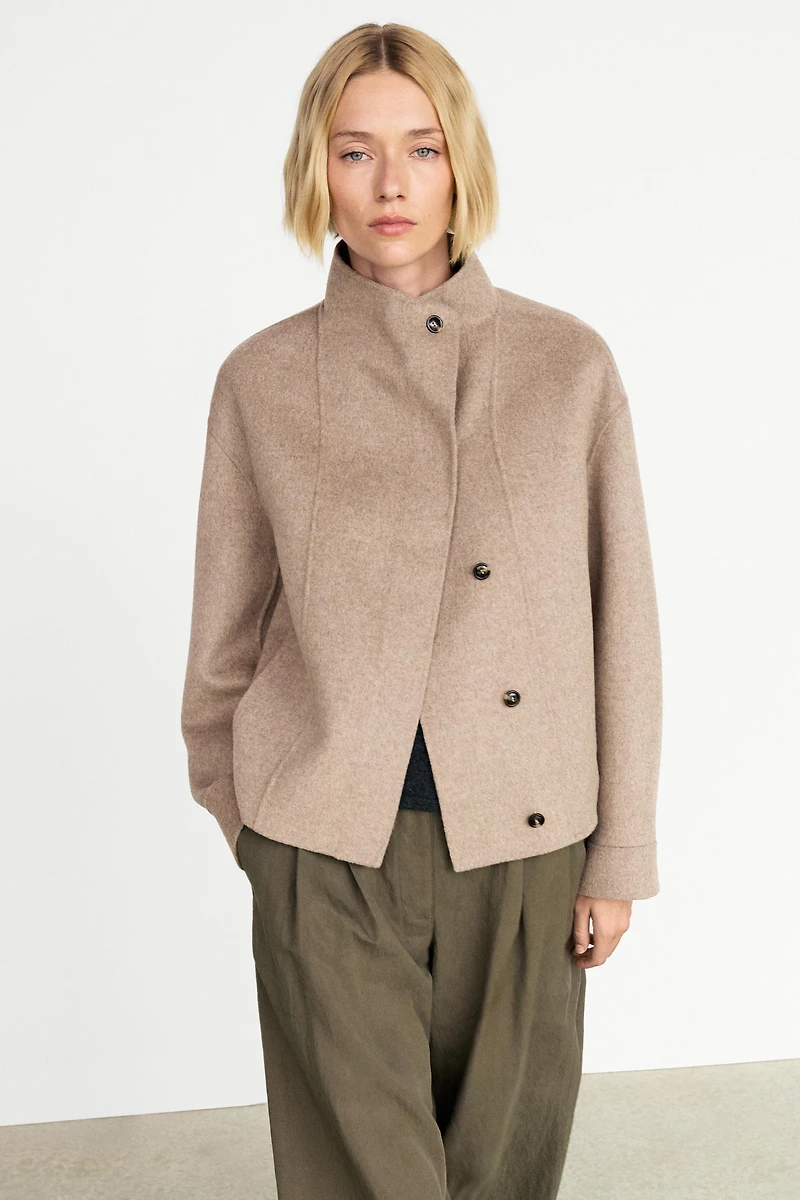 Veste courte en laine