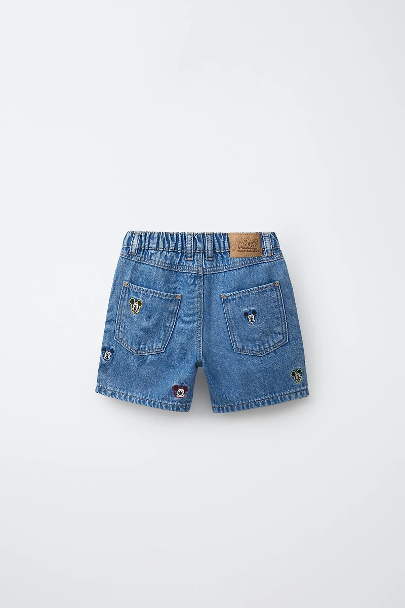 MICKEY MOUSE © DISNEY DENIM SHORTS