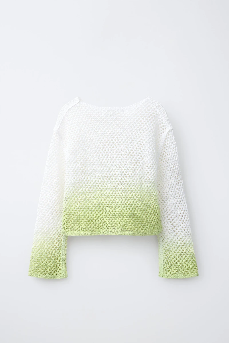 DEGRADÉ MESH JUMPER