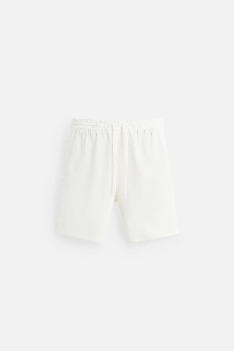 SHORTS WITH LINEN