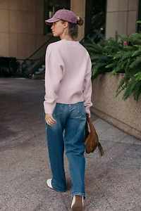 PULL DOUX EN MAILLE UNIE