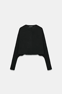 BATWING SLEEVE CROPPED JUMPER