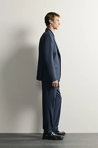 PLAID SUIT REGULAR FIT PANTS