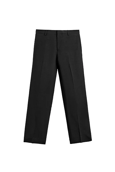 RELAXED FIT VISCOSE-LINEN SUIT PANTS