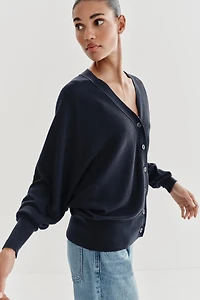 BATWING SLEEVE CARDIGAN