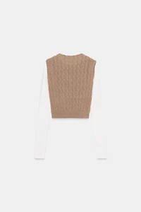 COMBINATION VEST T-SHIRT