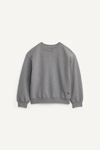 PLAIN EMBROIDERED FOX SWEATSHIRT LIMITED EDITION