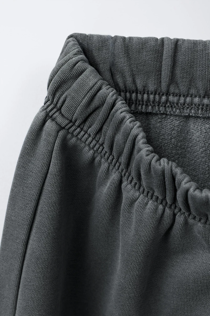 PANTALON WIDE LEG EFFET DÉLAVÉ