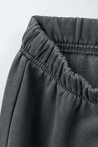 PANTALON WIDE LEG EFFET DÉLAVÉ