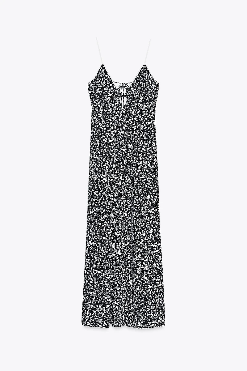ROBE MIDI IMPRIMÉE FLORALE