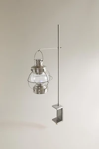 SUPPORT LAMPE CAMPING ACIER