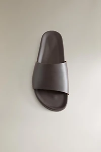 LEATHER SLIDES