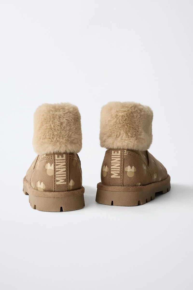 BOTTE EFFET FOURRURE MINNIE MOUSE © DISNEY
