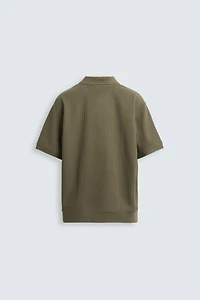 VERTICAL TEXTURED POLO