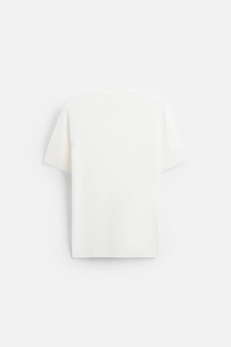 KNIT REGULAR FIT T-SHIRT