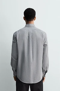 WASHED TEXTURED OXFORD SHIRT