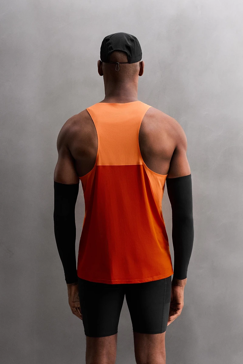 COLOR BLOCK TECHNICAL TANK TOP