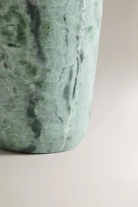 GOBELET BROSSE À DENTS MARBRE VERT