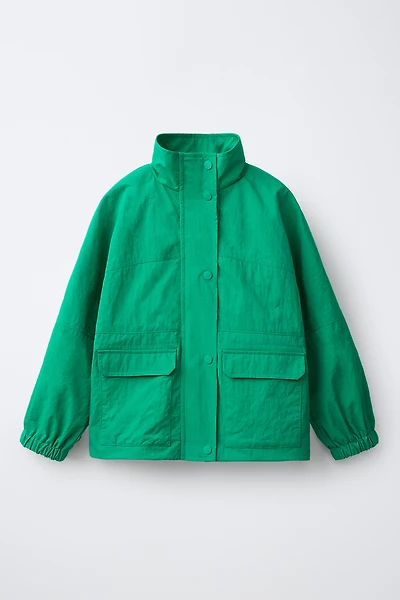 PARKA DÉPERLANTE À PLIS