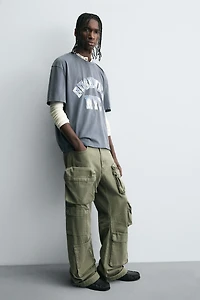 T-SHIRT IMPRIMÉ DÉLAVÉ