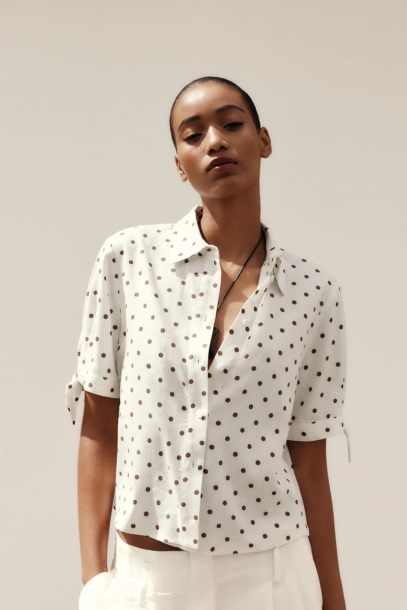 RAMIE TIE SHORT SLEEVE SHIRT