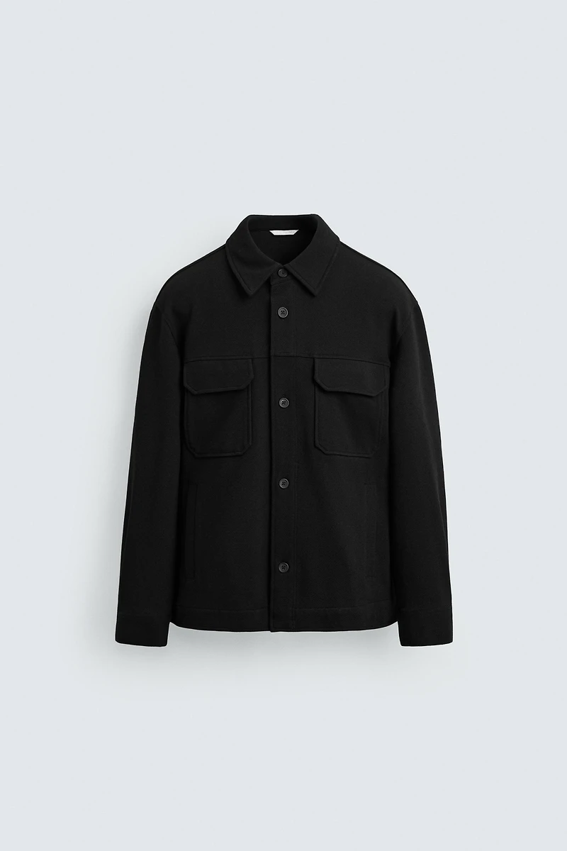 COMFORT TEXTURED OVERSHIRT