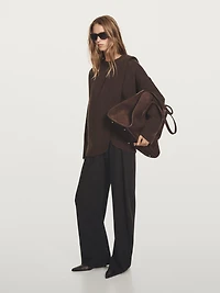 Cashmere blend cape cardigan