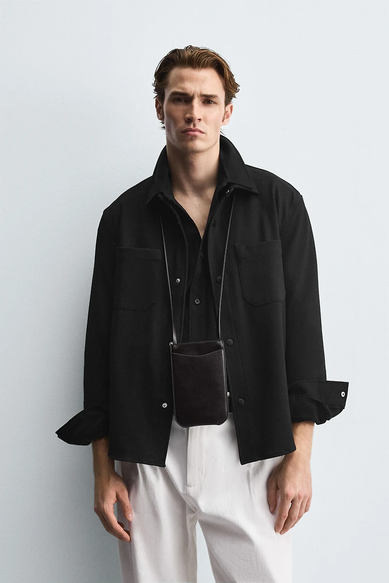 COMFORT TEXTURED OVERSHIRT